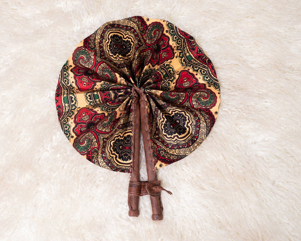 Awa African Print Hand Fan - ZifasBoutique