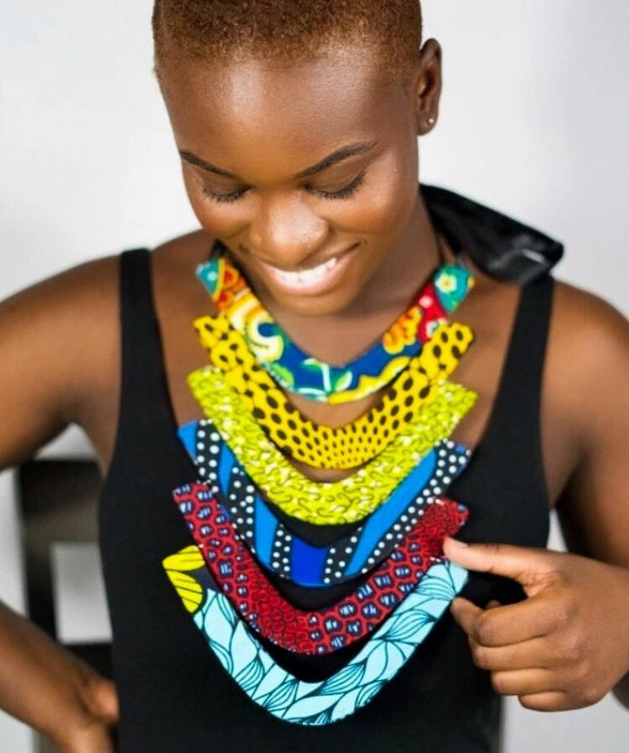 African layered necklace discount