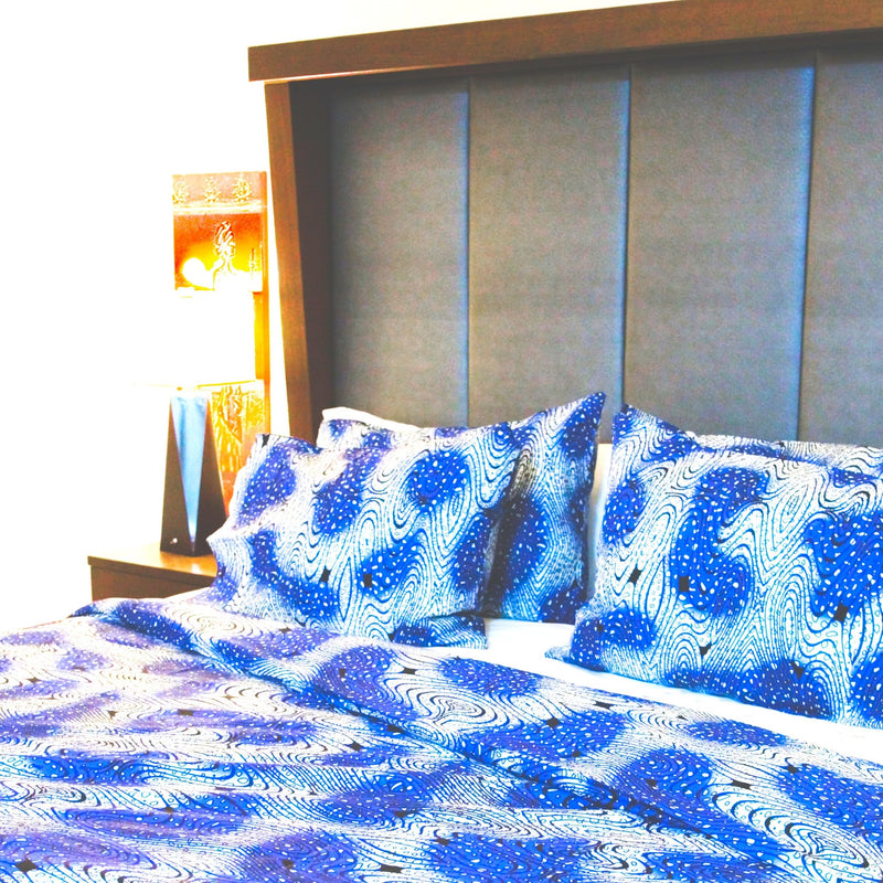 BLUEVI African Print Duvet and Pillow Set - ZifasBoutique