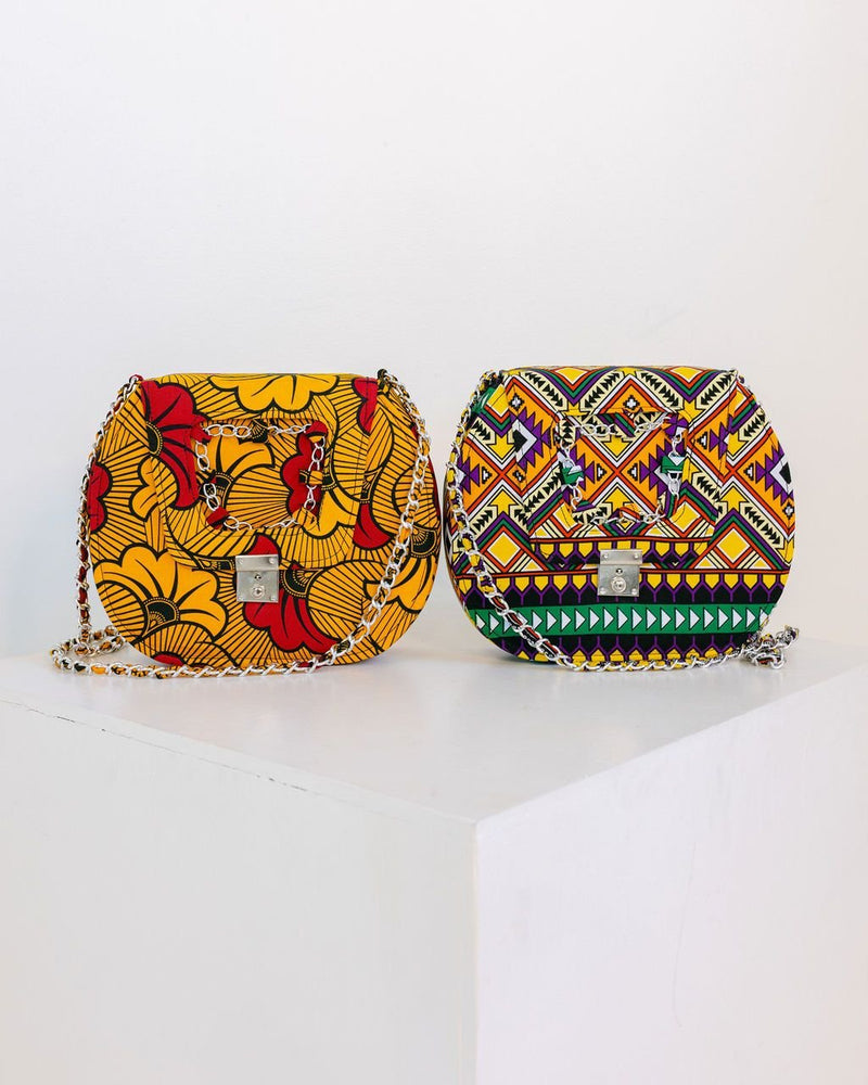 Charlotte African Print Large Bag - ZifasBoutique