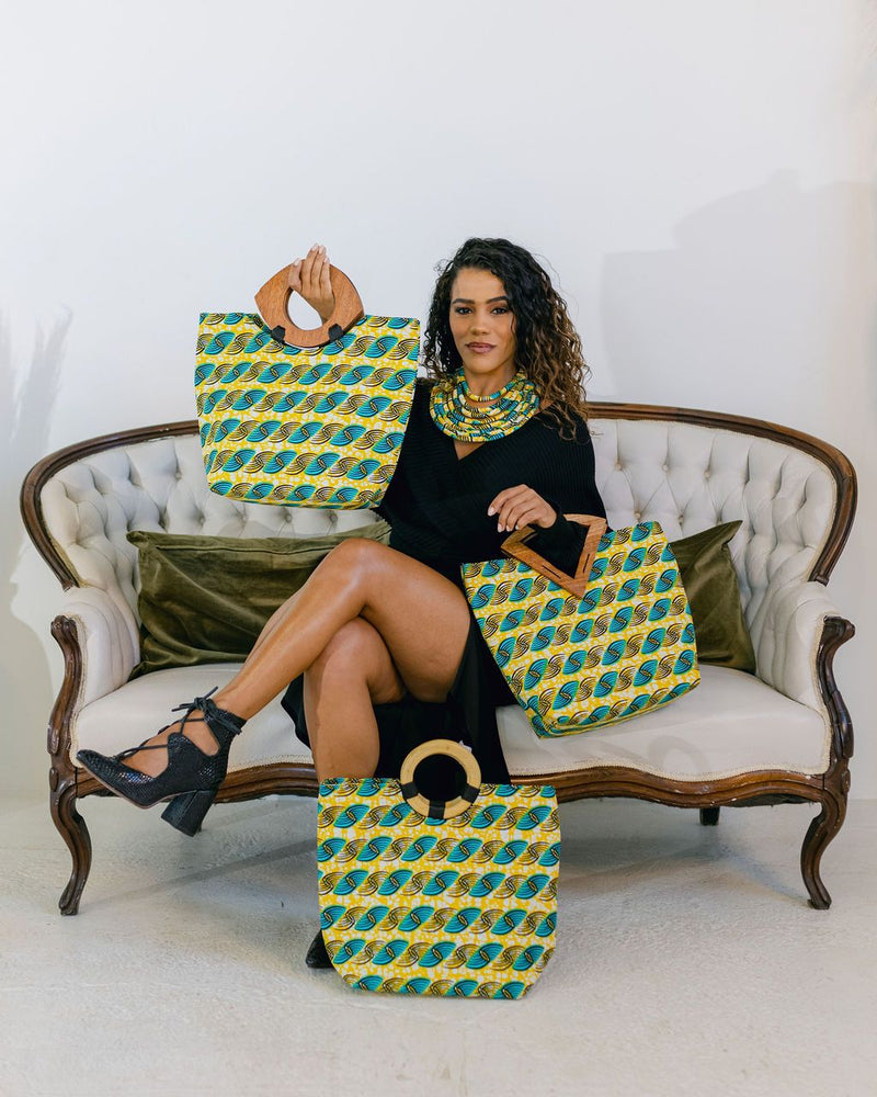 Chima African Print Tote Bag - ZifasBoutique