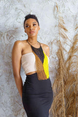 Delta African beads necklace - ZifasBoutique