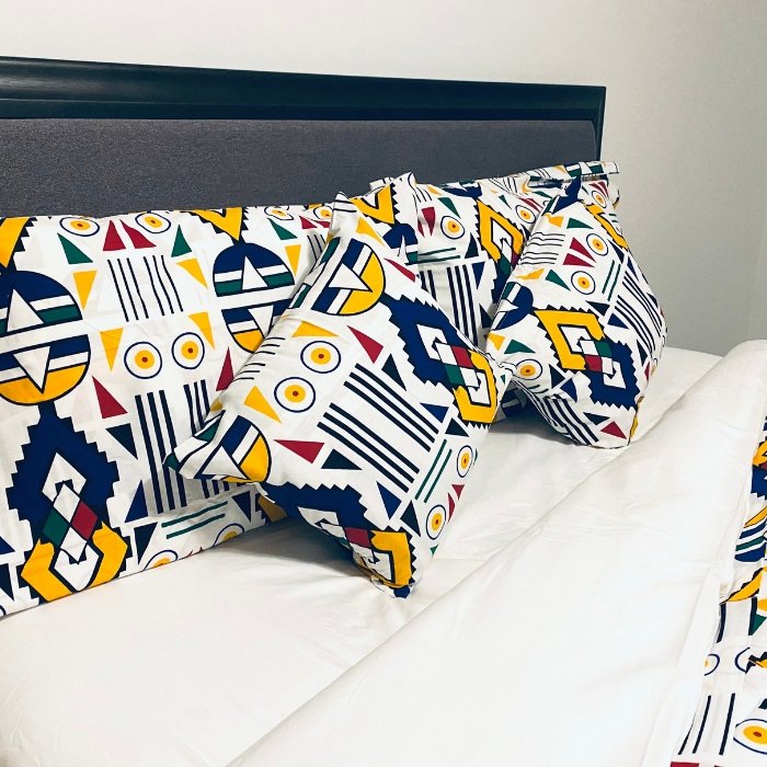 EZE African Print Duvet and Pillow Set - ZifasBoutique