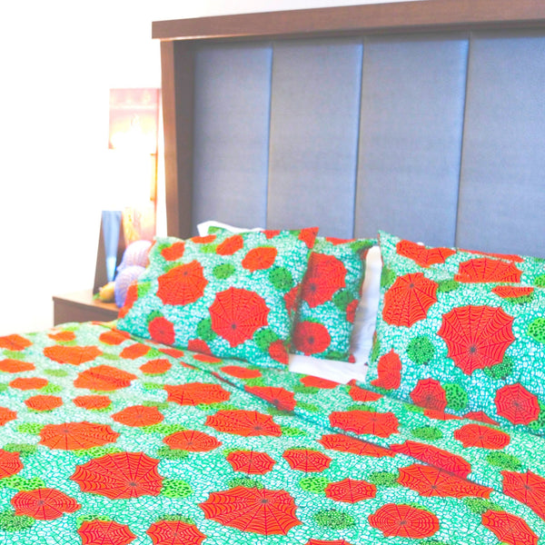 FAFA African Print Duvet and Pillow Set - ZifasBoutique