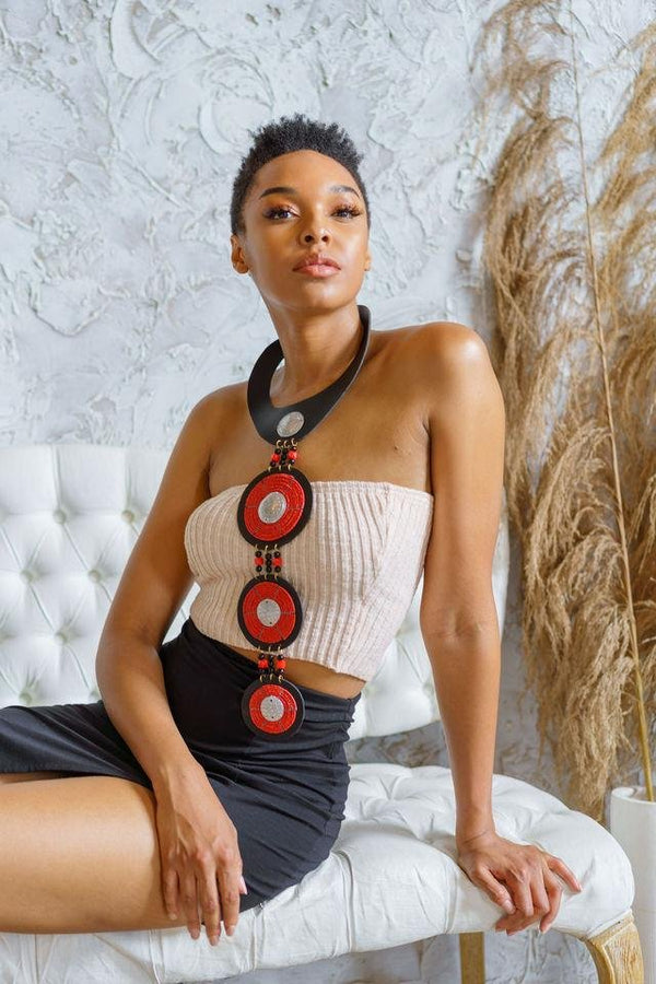 JOSE AFRICAN BEADS NECKLACE - ZifasBoutique