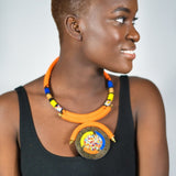 JOUJOU AFRICAN BEADS NECKLACE - ZifasBoutique