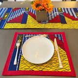 JOY AFRICAN PRINT PLACEMATS - ZifasBoutique