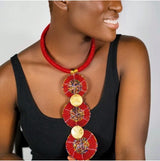 KENYA AFRICAN BEADS NECKLACE - ZifasBoutique