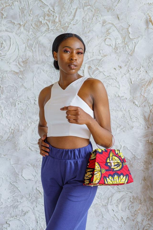 L'AMOUR AFRICAN PRINT MIDI BAG - ZifasBoutique
