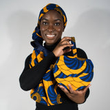 LATIA AFRICAN PRINT SATIN LINED HEADWRAP - ZifasBoutique