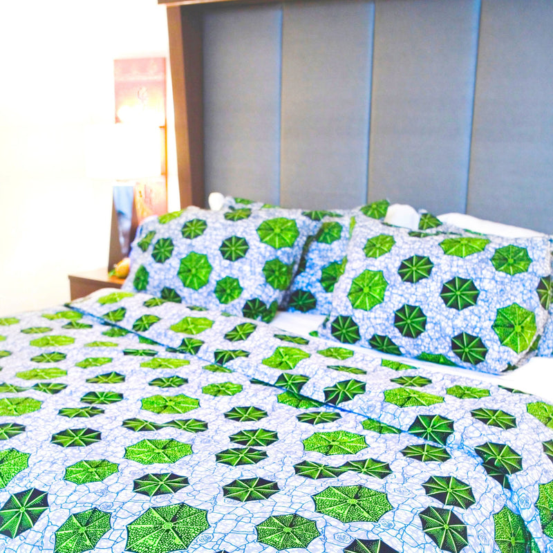 LEVER African Print Duvet and Pillow Set - ZifasBoutique