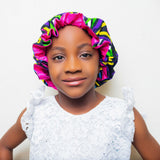 LIVI Mother & Daughter African Print Bonnet Set - ZifasBoutique