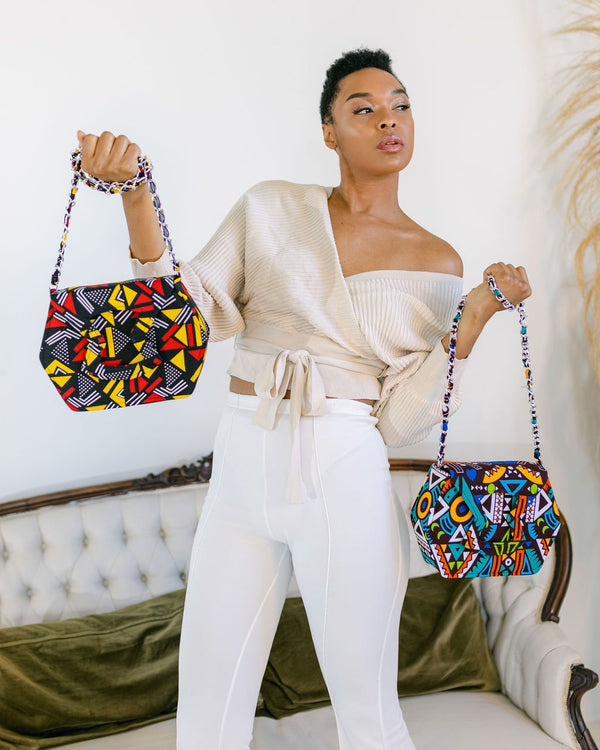 Mariam African Print Midsize Bag - ZifasBoutique