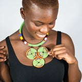 NEKESA AFRICAN BEADS NECKLACE - ZifasBoutique