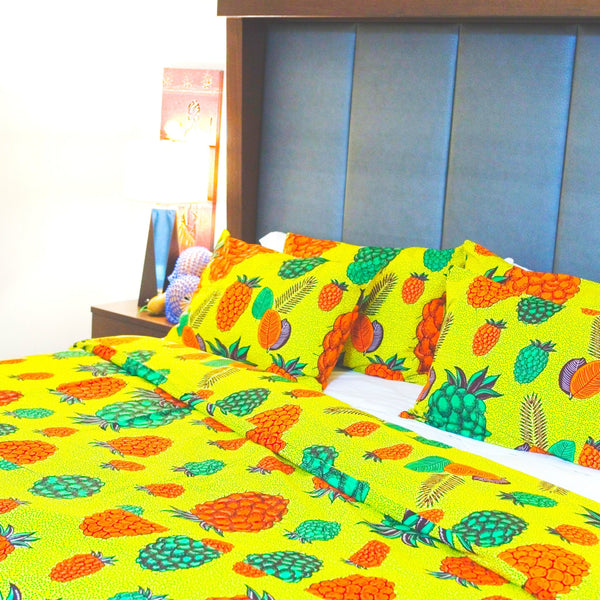 PINA African Print Duvet and Pillow Set - ZifasBoutique
