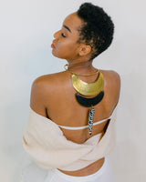 Queen Dihya African Brass Choker Necklace - ZifasBoutique
