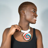 SENA AFRICAN BEADS NECKLACE - ZifasBoutique
