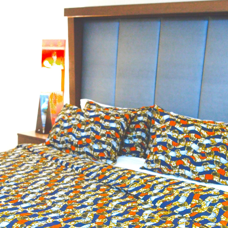 VIVI African Print Duvet and Pillow Set - ZifasBoutique
