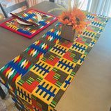 VIVI AFRICAN PRINT TABLE RUNNER - ZifasBoutique