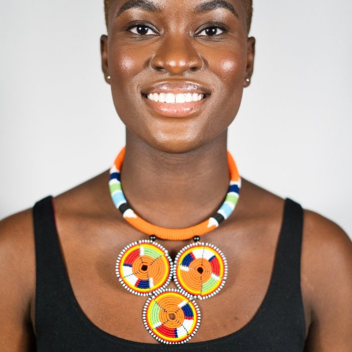 WAWIRI AFRICAN BEADS NECKLACE - ZifasBoutique