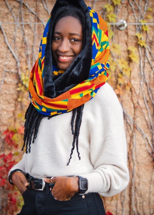 YAA AFRICAN PRINT UNISEX ADULTS' LOOP SCARF. - ZifasBoutique