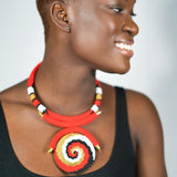 ZENA AFRICAN BEADS NECKLACE - ZifasBoutique
